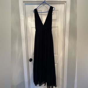 Heavenly Hues Navy Blue Maxi Dress - Worn once